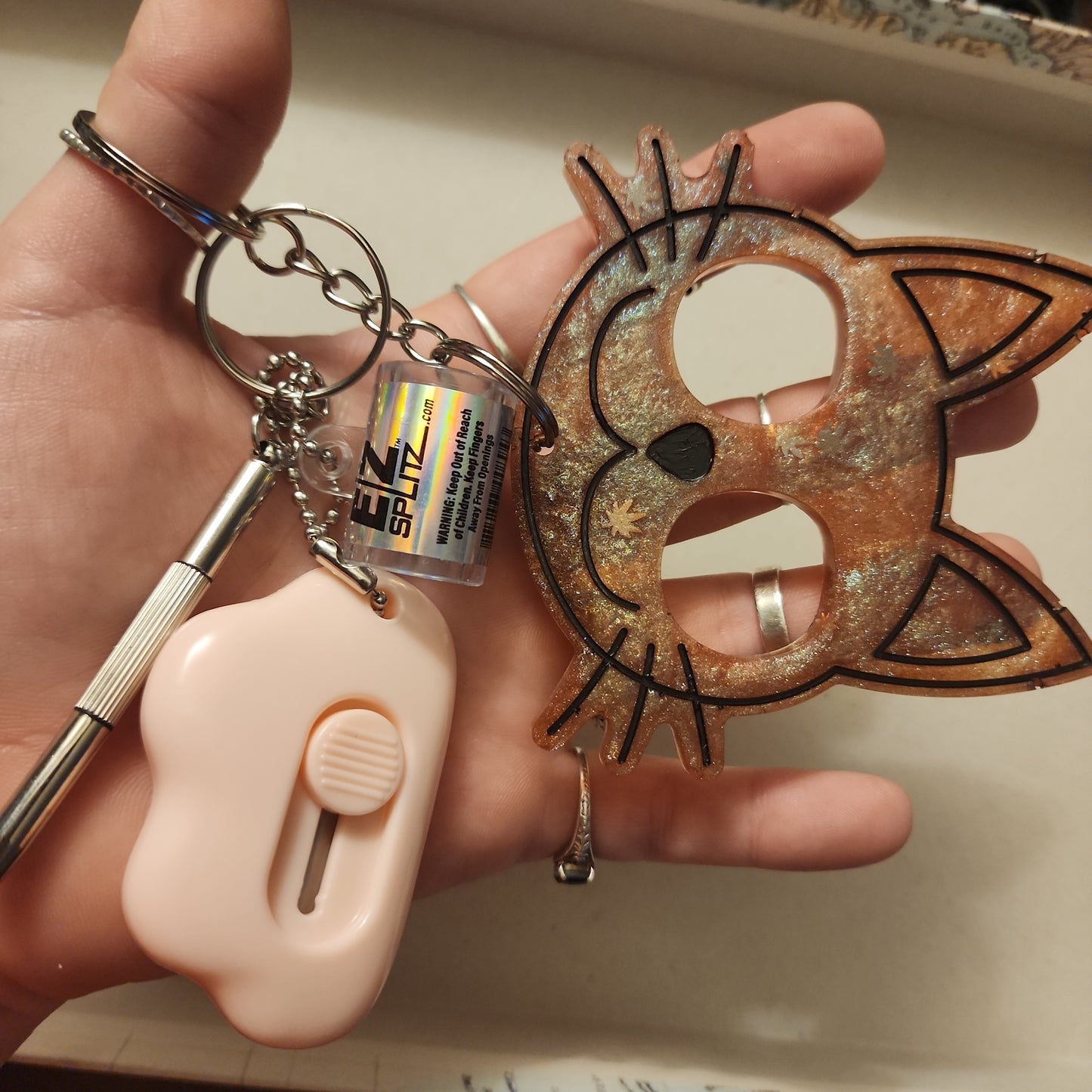 Self Defense Keychain Set