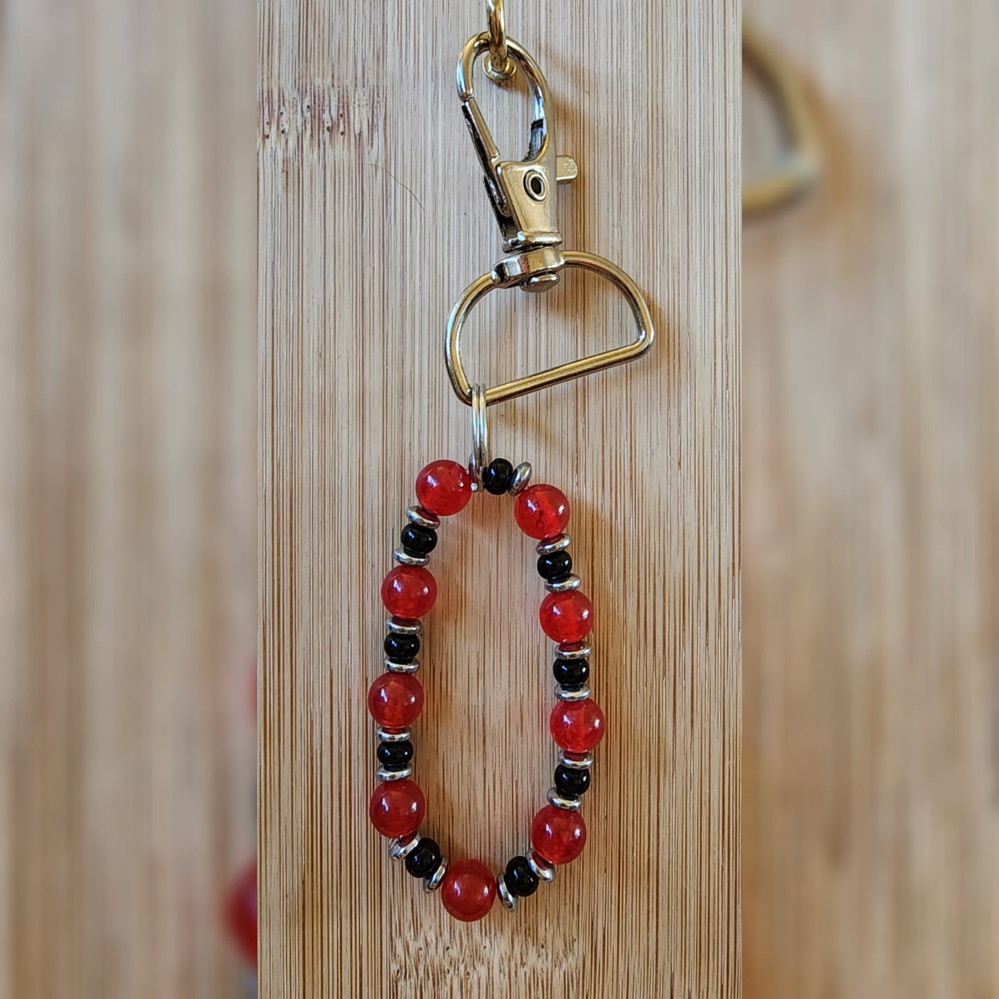 Small Beaded Keychain