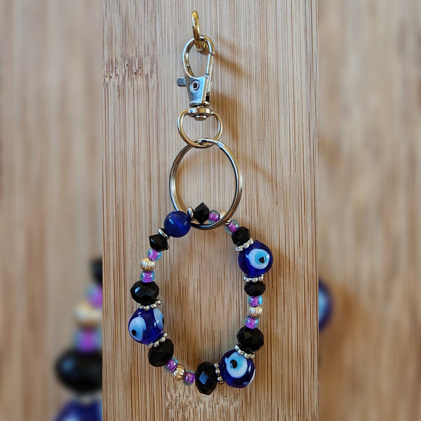 Small Beaded Keychain