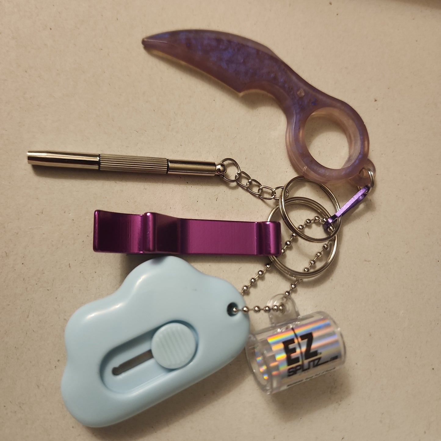 Self Defense Keychain Set