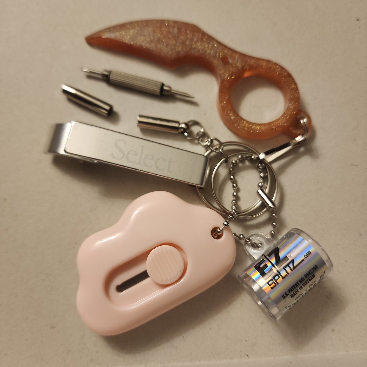 Self Defense Keychain Set