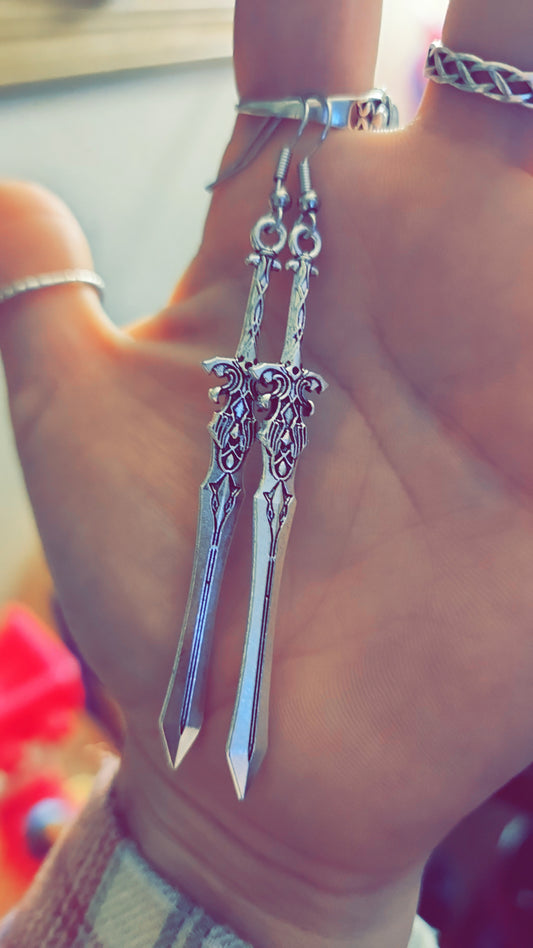 Sword Earrings